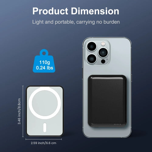 Magnetic Wireless Portable Power Bank