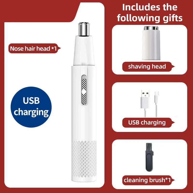 Electric Rechargeable Nasal Trimmer